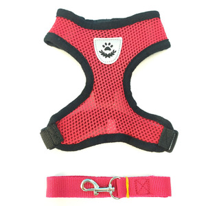 Arnés de malla transpirable, extraíble y lavable, suministros para mascotas multicolor, correa para perros, correa retráctil para perros grandes, antiescape - Product Image 5