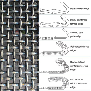 התאמה אישית תמיכה 65 מנגן פלדה ארוגה רגיל אריגה רשת רשת עבור shaver רוטט חצץ מסך רוטט - Product Image 6