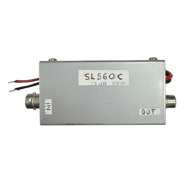 PLC SL560C RF IF Amplifier Module 13dB 50 Ohm BNC - Wideband Warranty Product