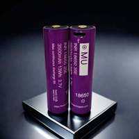 Baterai Lithium Rechargeable MU INR18650 35E 3500mAh 3.7V dengan Port Pengisian Daya USB Tipe-C Terintegrasi, Sel 18650 untuk Senter dan Power Bank