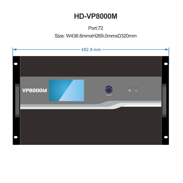 VP8000M(72 Ports) Full Color Screen LED Video Splicing Processor  Controller Professional.