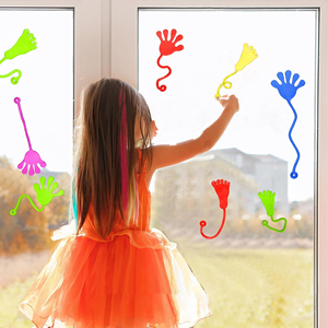 Jouets adhésifs souples et extensibles à paillettes pour les mains - Jouet amusant pour les doigts, adhésif pour grimper sur les murs, <span class=keywords><strong>collant</strong></span>, nostalgique et durable - Product Image 6