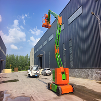 Nouvelle nacelle élévatrice articulée électrique industrielle Jiubang 12M avec système hydraulique, hauteur maximale 12m, certifiée CE
