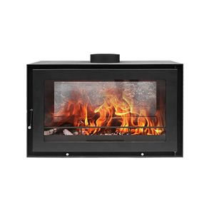 Cheminée d'occasion européenne Grand poêle à bois autoportant Haute efficacité <span class=keywords><strong>14</strong></span> <span class=keywords><strong>kW</strong></span> Chauffage intérieur avec flamme réelle - Product Image 3