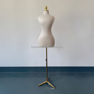 Vente en gros Mannequins en tissu demi-corps grande taille pour vêtements pour femmes présentoir gros <span class=keywords><strong>buste</strong></span> grande poitrine robe accessoires de forme - Product Image 5