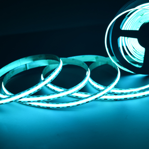 Venta caliente Tiffany Blue 420LEDs 24V 12 W/m Tira de <span class=keywords><strong>LED</strong></span> COB personalizable para la decoración del hogar o Bar - Product Image 2