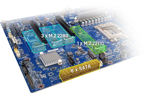 เมนบอร์ด MW34-SP0 รองรับซีพียูเดสก์ท็อป Intel Core เจนเนอเรชั่น 14/13/12  พร้อมช่องเสียบ PCIe Gen5 x16 และ x8 จำนวน 2 ช่อง - Product Image 4