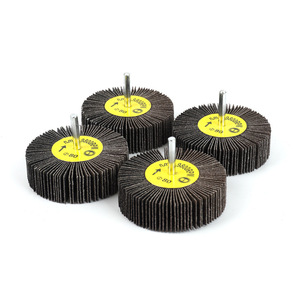 Disque à lamelles à poignée, en forme de coupelle, en alumine marron fusionnée, tête abrasive pour le meulage, pour l'industrie métallurgique - Product Image 1