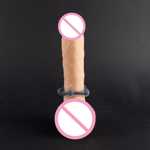 Anneaux <span class=keywords><strong>de</strong></span> pénis en silicone coloré <span class=keywords><strong>de</strong></span> qualité supérieure, retardant l'éjaculation, perles <span class=keywords><strong>de</strong></span> bondage, anneau à double couche, jouets sexuels pour homme - Product Image 6