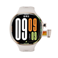 Montre connectée 4/5G Amoled avec emplacement pour carte SIM, écran 2,4 pouces, batterie 1350 mAh, 3+32 Go, appareil photo 5MP, Wifi, Playstore, GPS, boussole, NFC, M100
