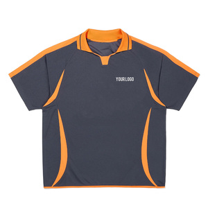 Maillot de football Healy 26-27, nouvelle collection, color block classique, coupe ample, léger, col original, pour homme, sport de plein air - Product Image 1