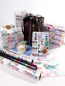 Boîte cadeau d'anniversaire en papier d'emballage de haute qualité - Product Image 5