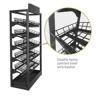 Op Maat Gemaakte Display Rack Kruidenierswinkel Plank Kruideniersrek Display Rekken Fruit Groente Display Stand Voor Groente Plank