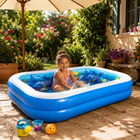 Piscine gonflable familiale en PVC épaisse, écologique, pour enfants et adultes, idéale pour l'été, vente en gros