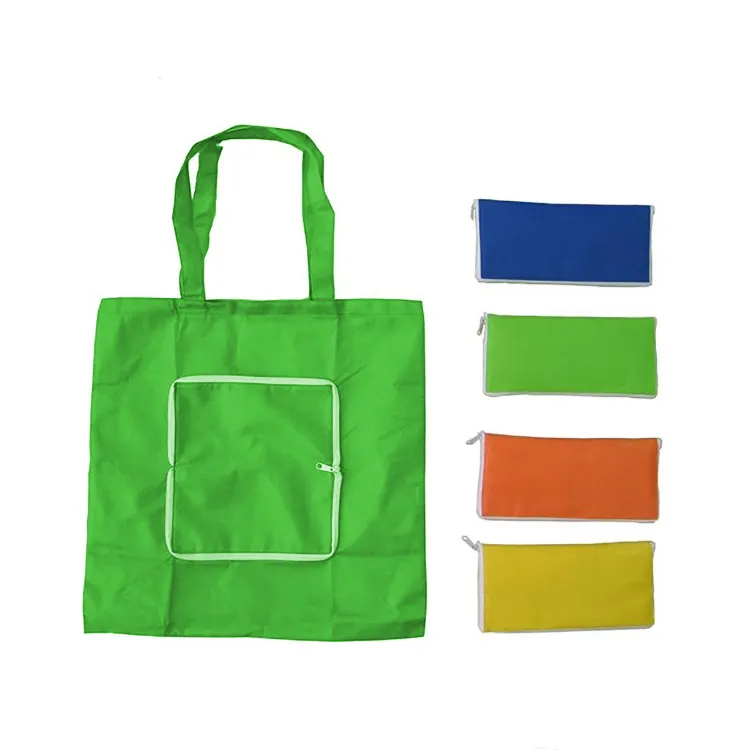 Fashion factory audit standard travel nylon shopping polyester foldable bag