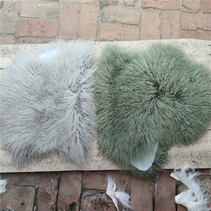 Tappeto in <span class=keywords><strong>Pelliccia</strong></span> <span class=keywords><strong>d</strong></span>'<span class=keywords><strong>Agnello</strong></span> 100% Vera Pelle di Pecora Tibetana - Product Image 6