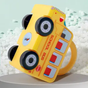 COMMIKI 6pcs Kids Matching Lock Toy Fun Unlock Small Fleet Inertia Car With Lock Montessori Lock And Key Toy Set