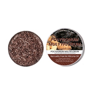 Jabón Orgánico para el Cabello Negro a <span class=keywords><strong>Precio</strong></span> de Fábrica, Champú en Barra Shouwu para el Cuidado Profundo del Cabello para Mujeres - Product Image 1