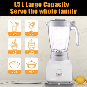 Chất Lượng Cao 350W Điện Trái Cây Máy Ép Trái Cây Nhanh Chóng Máy Xay 2 Trong 1 Máy Xay Sinh Tố Máy Trộn Thức Ăn Cho Tất Cả Các Loại Gia Vị - Product Image 2