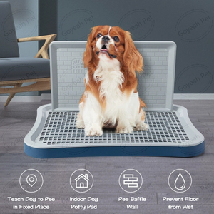 Venta al por mayor de fábrica Dog Pee Tray Dog Potty Training Pad con deflector de orina - Product Image 2