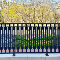 Balustrade en acier galvanisé de style européen pour extérieur, main courante intérieure pour escaliers, piste de danse, main courantes hautes