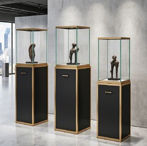 Vitrine <span class=keywords><strong>de</strong></span> présentation <span class=keywords><strong>de</strong></span> bijoux haut <span class=keywords><strong>de</strong></span> gamme <span class=keywords><strong>de</strong></span> qualité muséale, autoportante, en verre, avec éclairage LED, pour salle <span class=keywords><strong>d</strong></span>'exposition et design intérieur <span class=keywords><strong>de</strong></span> <span class=keywords><strong>magasin</strong></span> <span class=keywords><strong>de</strong></span> <span class=keywords><strong>d</strong></span>étail - Product Image 1