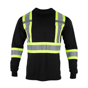 ANSI/ISEA 107 Klasse 1 2 Mesh Ademend Reflecterend Veiligheidskleding Langarm Hi Vis Shirts met Reflecterend Materiaal - Product Image 1