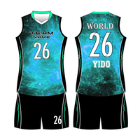 Uniformes de volley-ball pour hommes et femmes, uniformes d'équipe de volley-ball imprimés à motif de flamme personnalisé