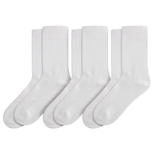 Calcetines de Hombre con Tejido Acanalado, Mezcla de Algodón Suave, Transpirables, de Secado Rápido, para Primavera y Otoño, Casuales, Cómodos, Elásticos, a Media Pantorrilla - Product Image 1