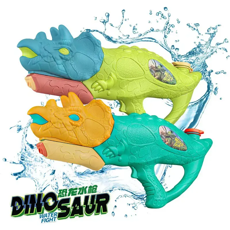 Giocattolo della pistola ad acqua del dinosauro ad alta pressione della spiaggia all'aperto di estate di plastica dei bambini