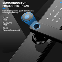 Tuya TT pouce impression doigt écran tactile sûr combinaison numérique électronique Rfid Usb empreinte digitale Intelligent serrures de porte intelligentes