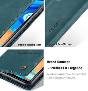 2023 cho Redmi note9 Pro Lưu ý 9S Wallet trường hợp từ đứng Lật Phong Cách Retro Da trường hợp đối với Redmi note11pro toàn cầu trường hợp - Product Image 4