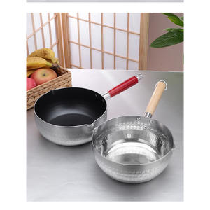 หม้ออะลูมิเนียมญี่ปุ่นยูกิฮิระ ขนาด 2.1-3 ลิตร น้ำหนักเบา สำหรับทำอาหารเด็ก ก๋วยเตี๋ยว โจ๊ก นม ซุป ราเมน - Product Image 3