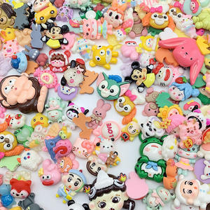 الأكثر مبيعًا إكسسوارات راتنج كرتونية بنمط مختلط لمقاطع الشعر ذاتية الصنع إكسسوارات راتنج غراء كريمي - Product Image 2