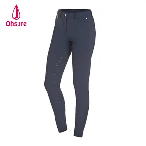 Pantaloni da equitazione unisex personalizzati di alta qualità collant pantaloni equestri pantaloni da competizione antiscivolo morbidi e traspiranti