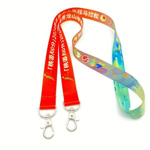 Lanières en polyester avec sangle de cou personnalisée, impression sérigraphique, avec crochet - Product Image 6