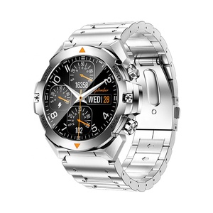 2025 montre intelligente D01 1.46 ''écran AMOLED BT appel Style d'affaires OEM ODM Smartwatch pour hommes avec deux sangles 2025 nouveauté - Product Image 5
