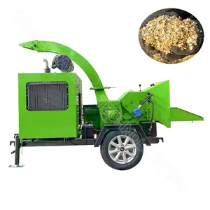 Disc wood chipper wood drum chippers for sale mobile wood chipper with diesel engine