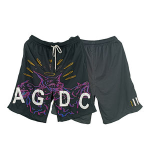Custom Logo Print <b>5</b> <b>Inch</b> <b>Inseam</b> Soft Sporty Mesh <b>Shorts</b>, Quick Dry Fitness Anime Sublimation <b>Men's</b> Mesh <b>Short</b> - Product Image 1