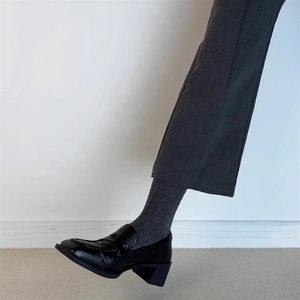 Zapatos Minimalistas con Plataforma QF1 Edition, Mocasines Vintage para Mujer918 - Product Image 1