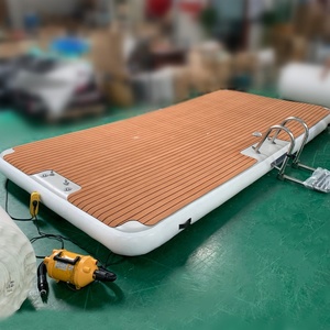<span class=keywords><strong>Piscine</strong></span> de mer gonflable avec <span class=keywords><strong>sol</strong></span> en teck, Yacht de luxe, combinaison EVA, plateforme filet d'océan - Product Image 4