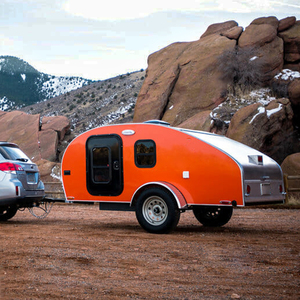 Rimorchio Camper Compatto Ecocampor per Fuoristrada, Roulotte con Freno Elettrico per Campeggio e Cucina da Tenda - Product Image 2