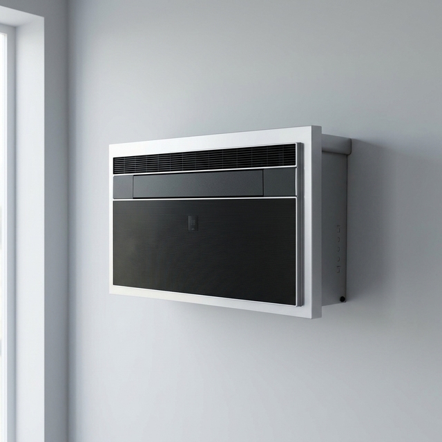 Multi Function Monoblock Air Conditioner Wall Mounted No Outdoor Unit 9000 BTU Cooling Heating for Commercial
