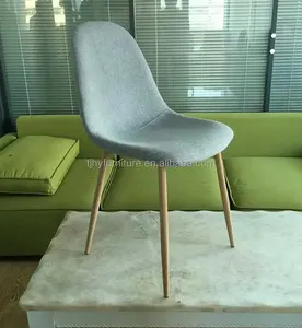 Nordic velluto <span class=keywords><strong>cucina</strong></span> ristorante mobili orsacchiotto sala da pranzo sedia moderna di lusso bianco bouclé sedia da pranzo con gambe d'oro - Product Image 4