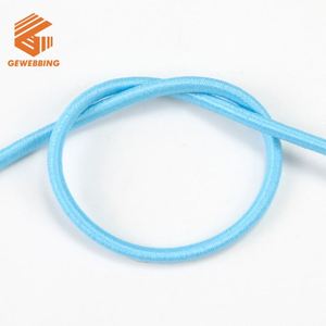 Rubber Band Elastic Cord String for Cloth Colorful High Quality Polyester 1-15mm Supply Customized Pink Ribbon Shoes - Product Image 3