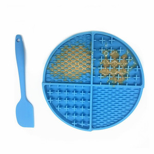 Silicone Dog Food Mat Dog <b>Slow</b> <b>Feeder</b>, Pet Dog Lick Pad, Bath Washing Distraction Dog Lick Mat - Product Image 3