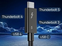 Cable Thunderbolt 5 CableCreation, 80 Gbps, Cable de Datos con Funciones Completas, PD 240 W, Salida de Video 16K, Ancho de Banda de 120 Gbps para Laptop Móvil