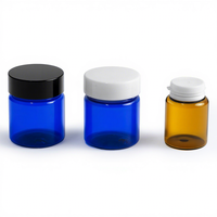 Vente en gros de pots cosmétiques en plastique de 500 ml avec bouchon à clapet pour l'emballage de sérum et de crème pour le visage (matériaux PP/PET/HDPE)