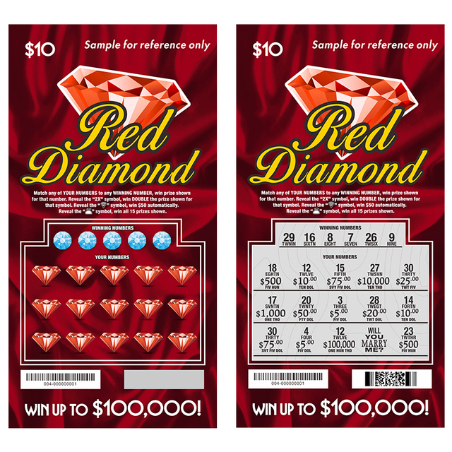 OEM Factory Custom Lottery Scratch Card Hologram Scratch Ticket