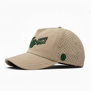 Gorras de Goma Personalizadas con Logotipo, 5 Paneles, Secado Rápido, Rendimiento Deportivo, Sin Estructura, Impermeables, con Orificios Cortados con Láser, Gorras Snapback - Product Image 3